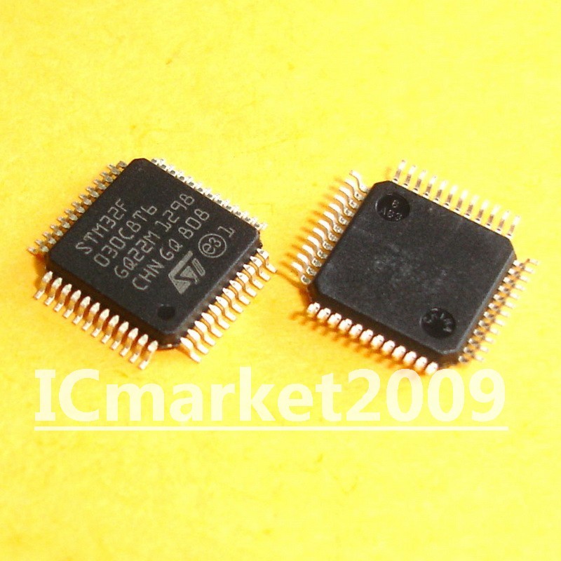 10 PCS STM32F030C8T6TR LQFP48 STM32F 030C8T6 STM32F030C8T6 ARM-based 32-bit MCU