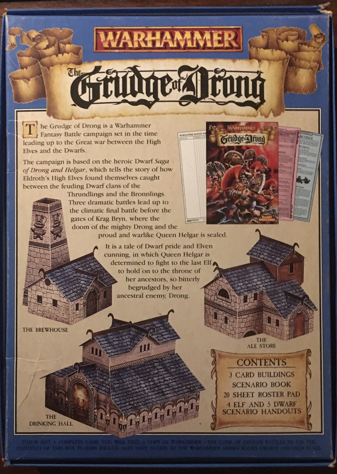 Warhammer Dwarfs - Grudge Of Drong Campaign Box Set OOP