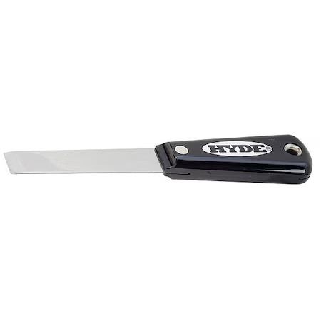 Hyde 02205 Putty Knife, Straight, Carbon Steel, 3/4"W