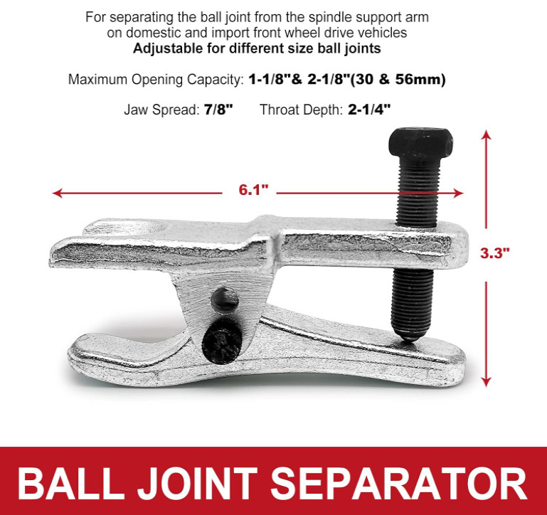 Separador De Rotula De 5 Piezas Extractor De Brazo Pitman Para Servicio Frontal