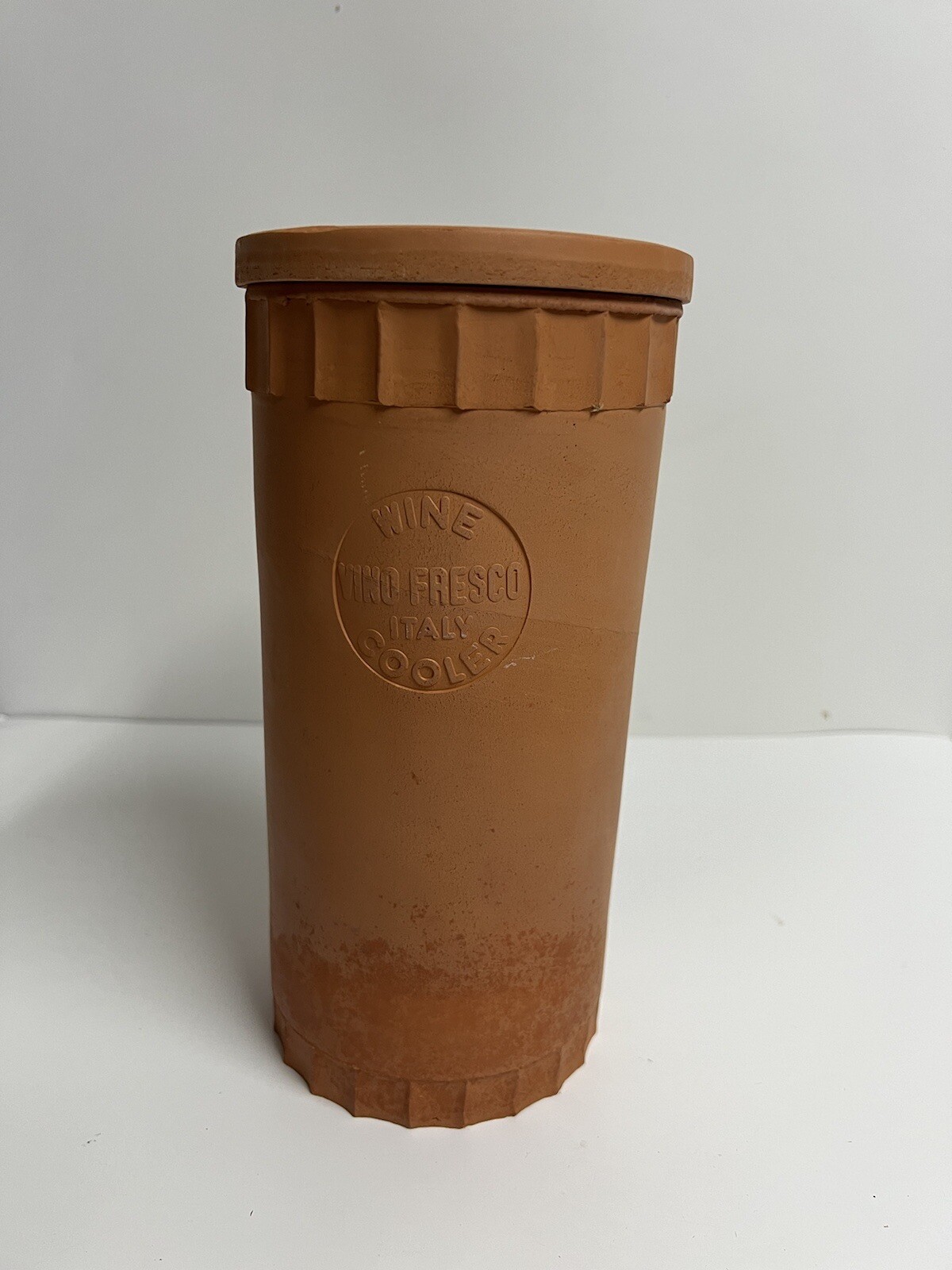 Art Pottery Wine Cooler Terra Cotta Gourmet  Vino Fresco by Himark Made in Italy