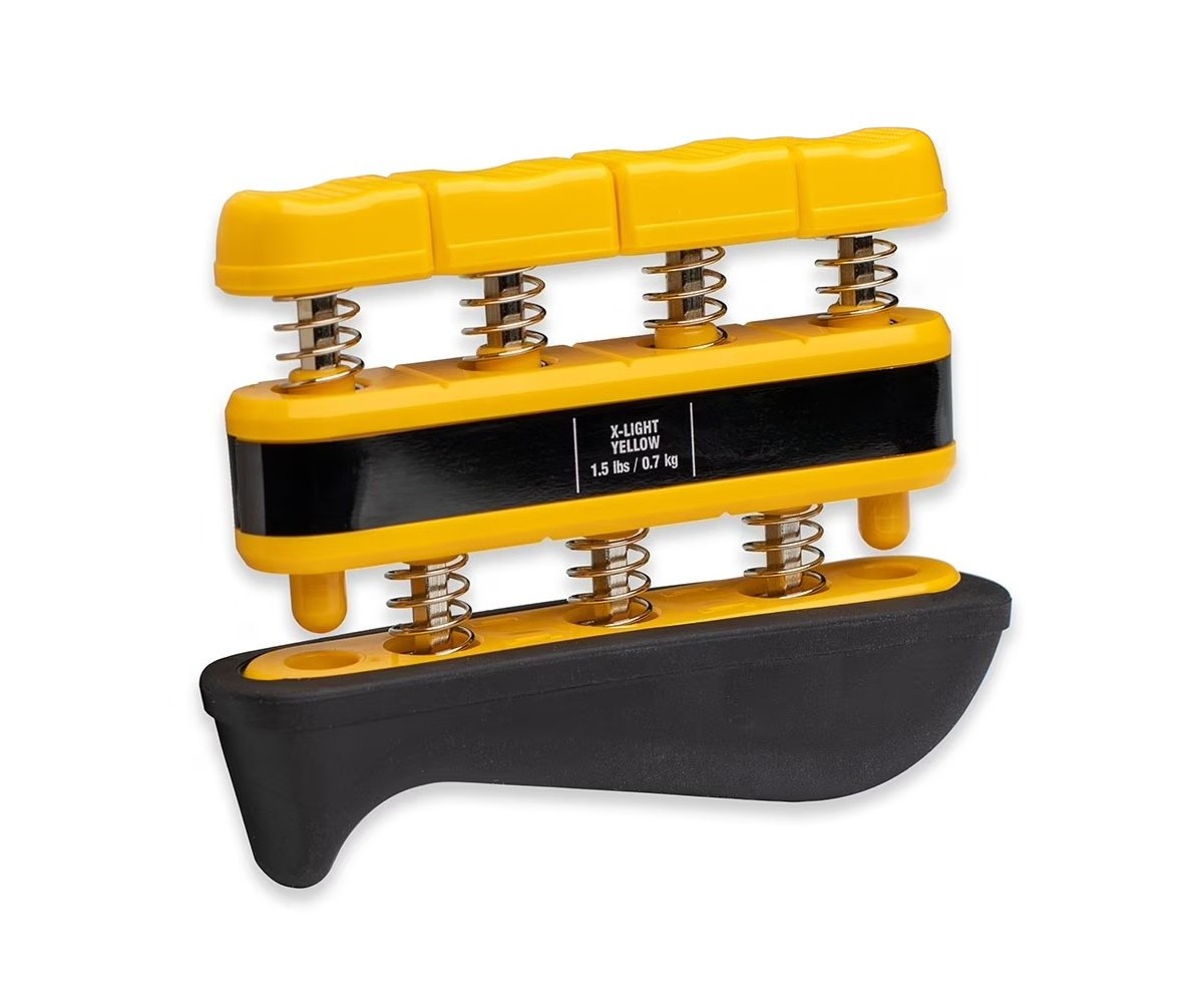 Grip-Master hand/finger exerciser, 1.5 pounds, yellow