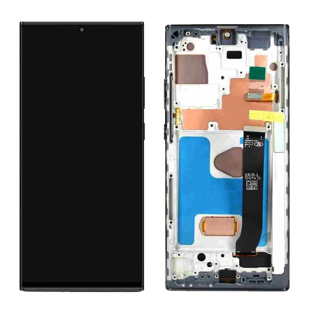 For Samsung Note 20 Ultra 5G SM-N986U N986U1 TFT Display LCD Touch Screen Frame