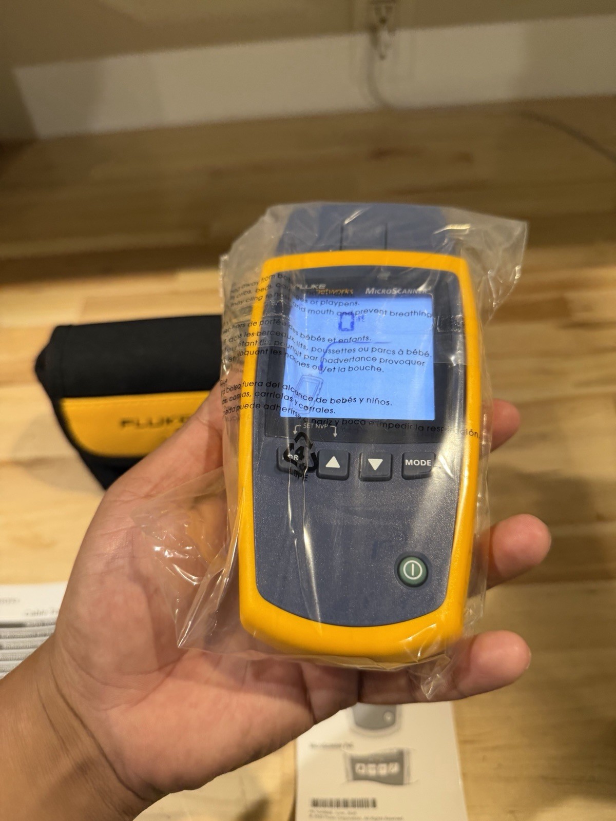 FLUKE NETWORKS MICROSCANNER 2 CABLE VERIFIER TESTER (TESTED)