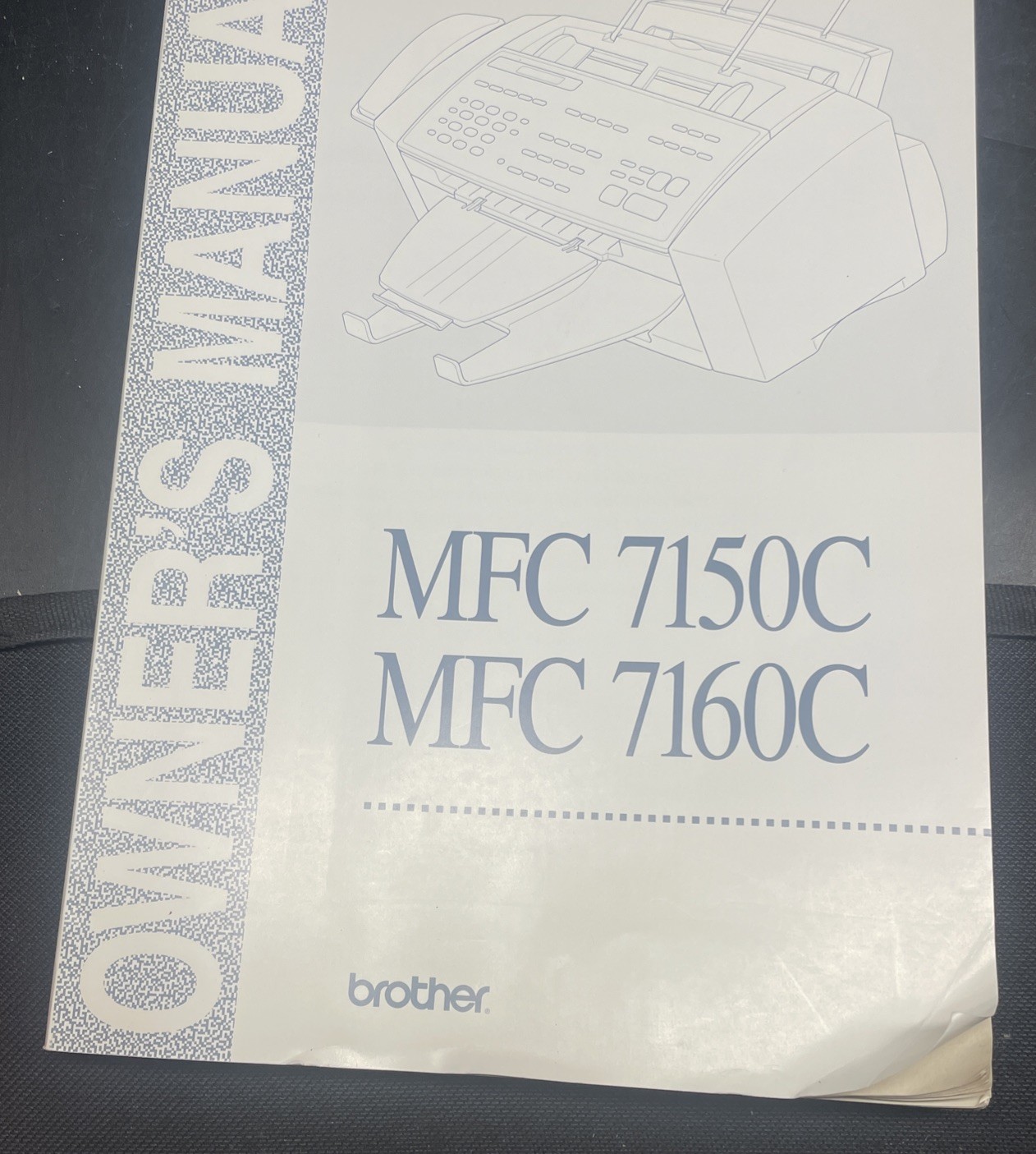Brother Owner's Manual / User's Guide for MFC-7150C MGC-7160C