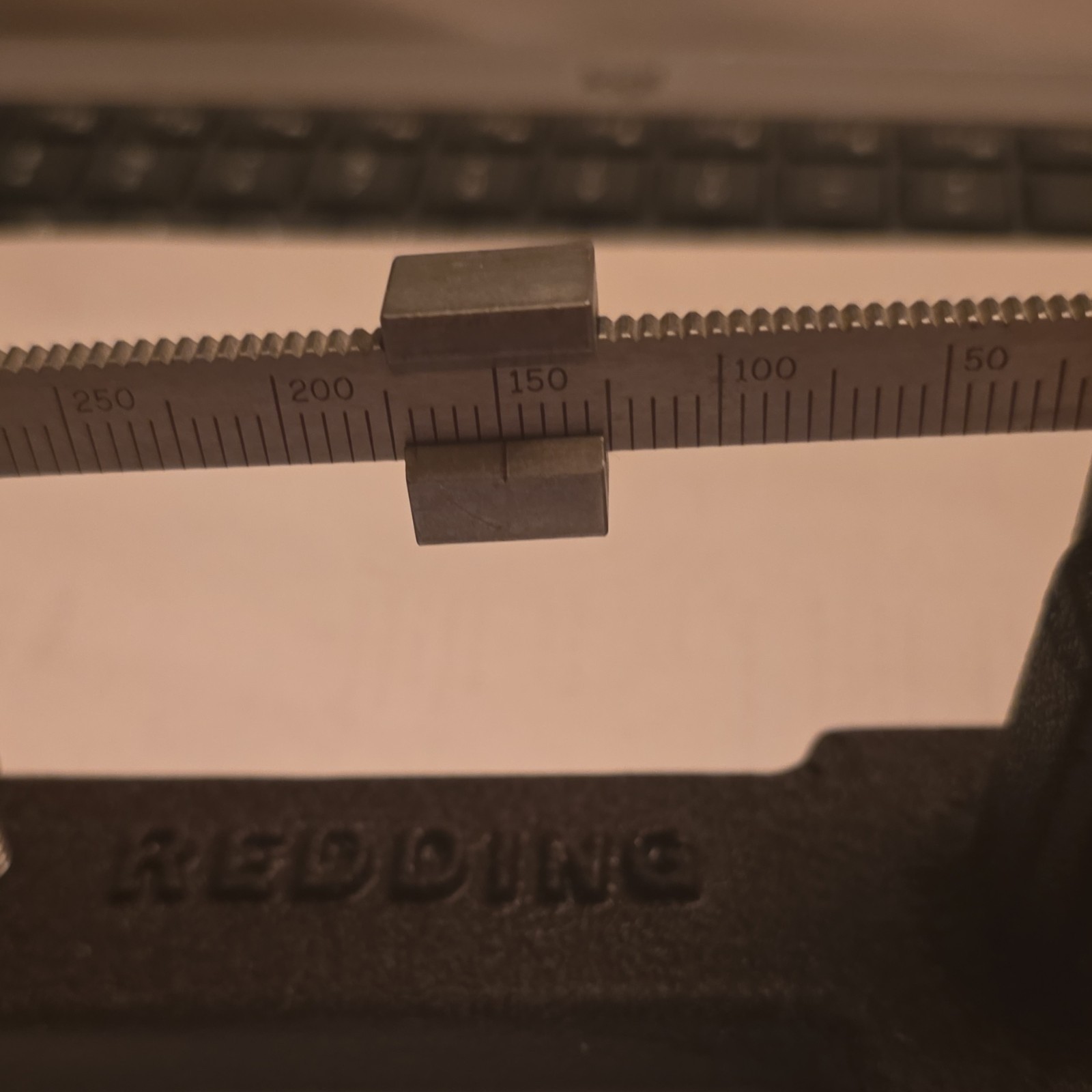 Redding Reloading Powder Scale Beam Balance Cleaned Complete Smooth Operation