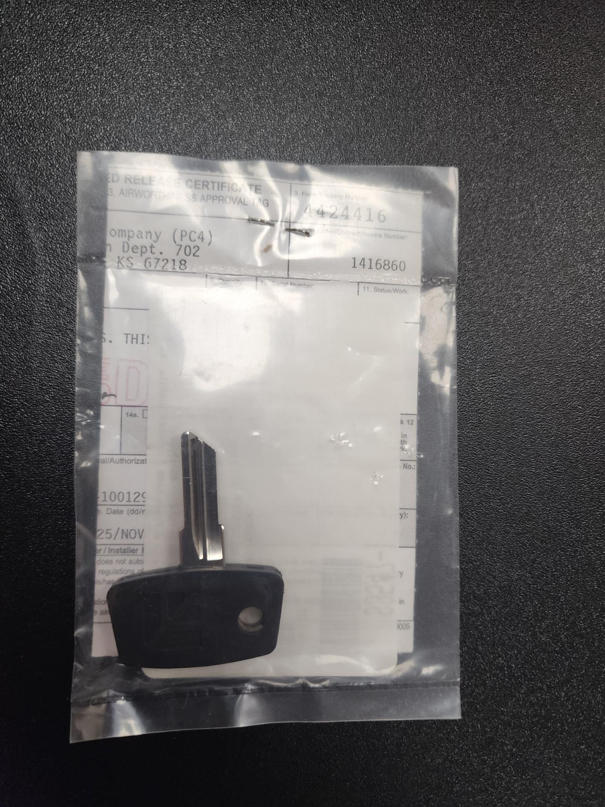 S3547-1 Cessna 172S Spare Key