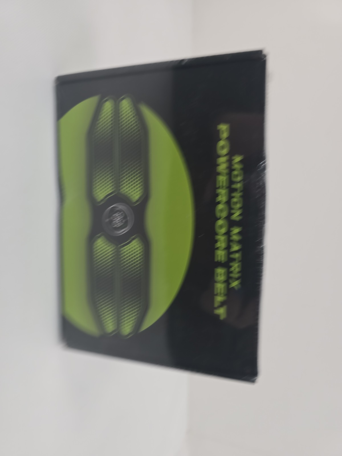 Motion Matrix Powercore EMS Abdominal Stimulator Belt Adjustable Black/Green