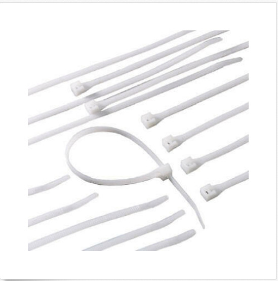 3 packs of Cable Tie, Nylon, White, 14-In., 8-Pk.