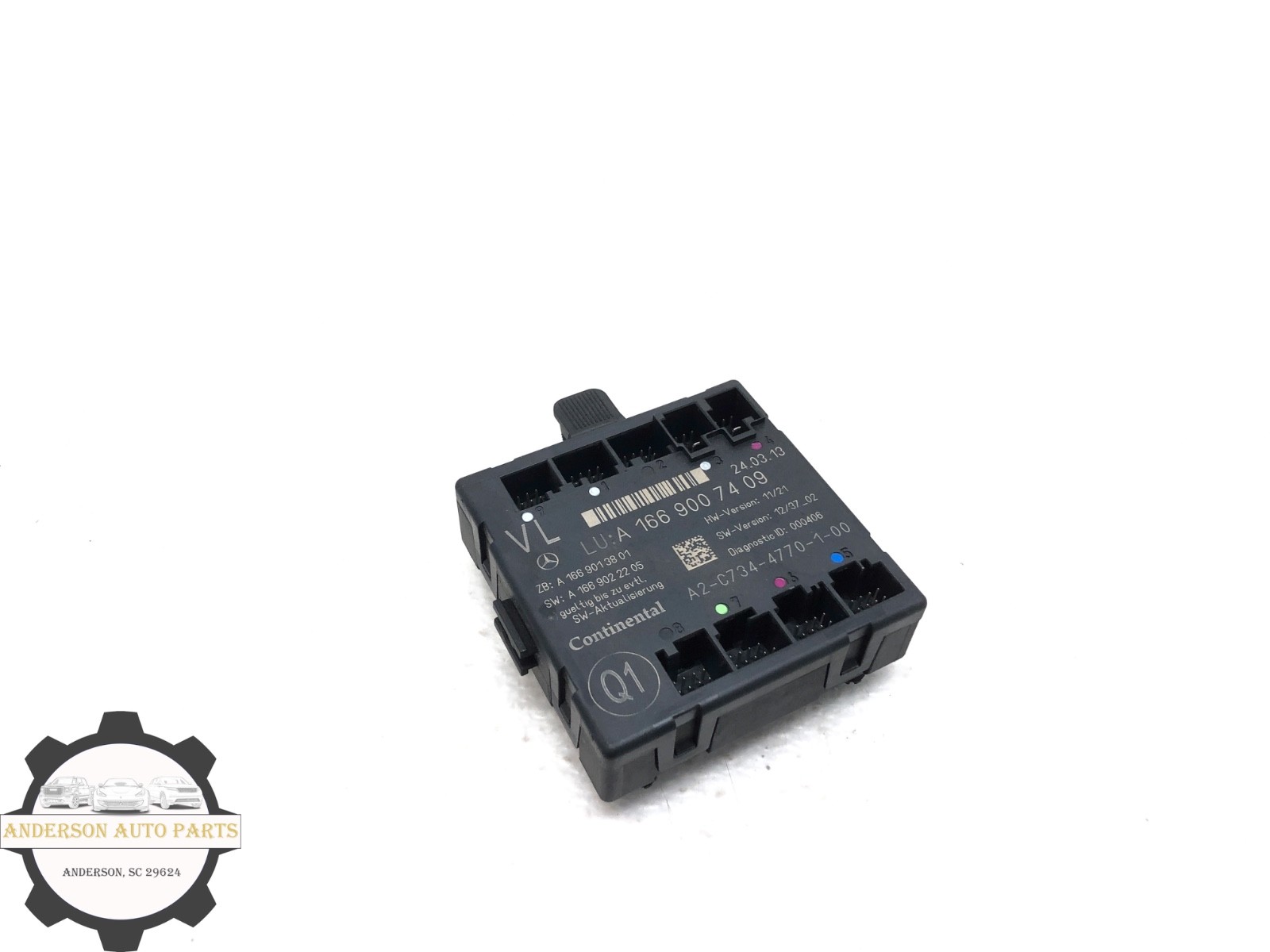 2013-2016 MERCEDES X166 GL450 GL550 LEFT DRIVER FRONT DOOR CONTROL MODULE OEM