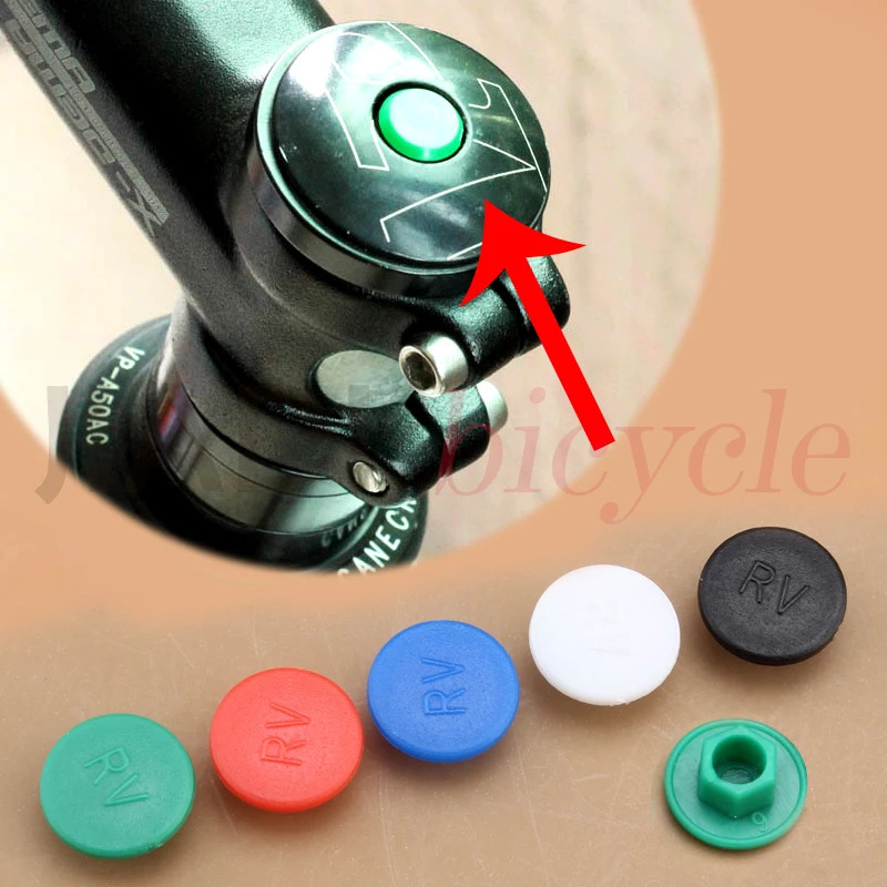M6 Bike Headset Top Cap Screw Cover MTB Road Folding Bicycle Stem Cap