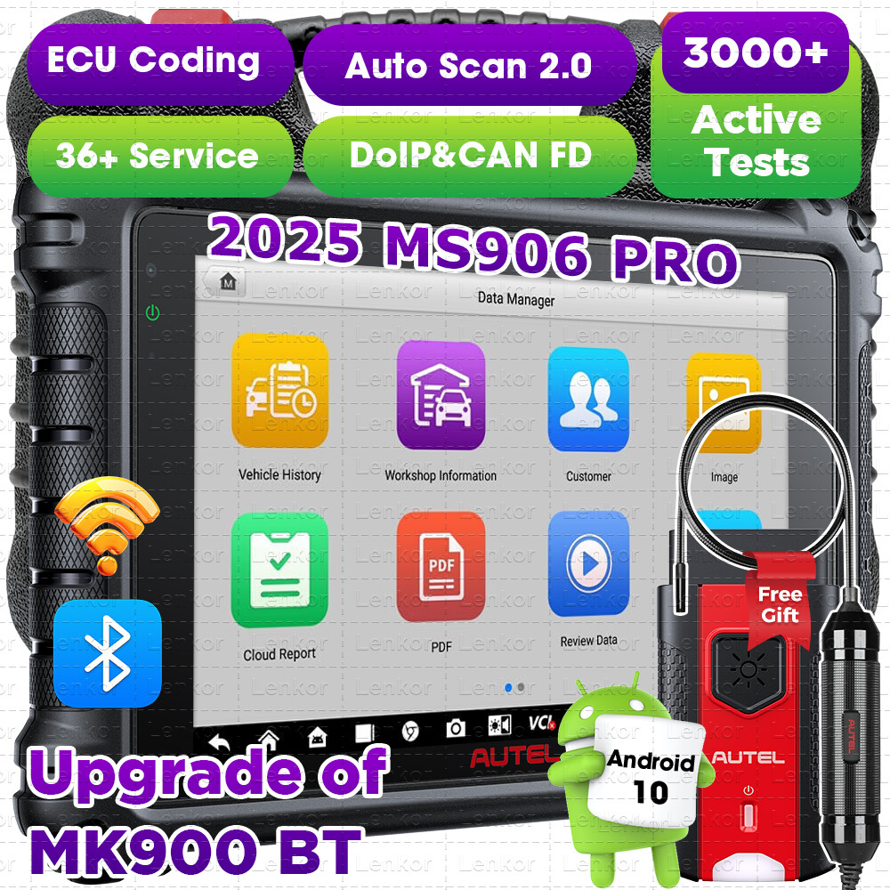 Autel MaxiSYS MS906 Pro ECU Coding Full System Diagnostic Scanner AS MK906 PRO