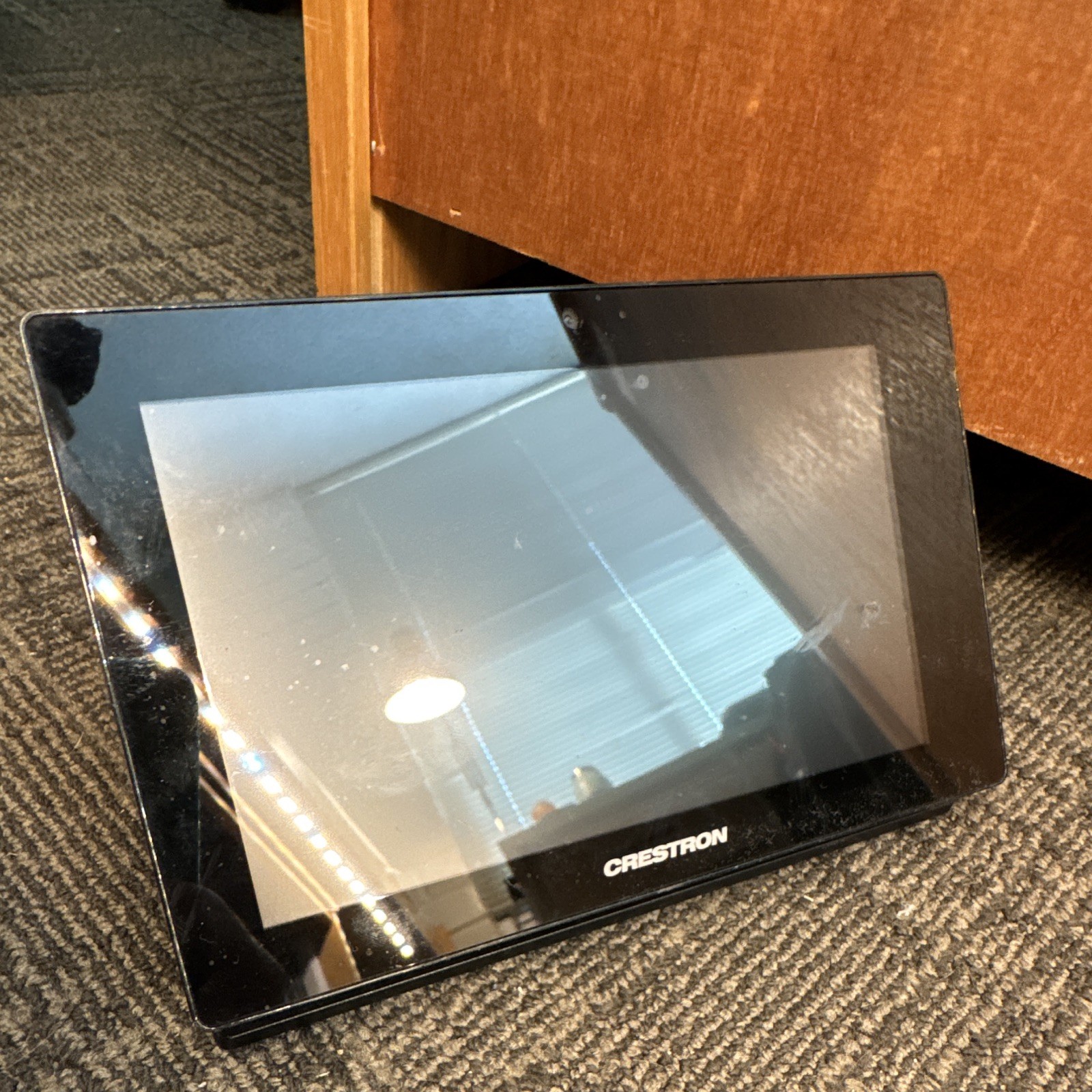 Crestron Tabletop Touch Panel Control Screen w/ Stand, Black