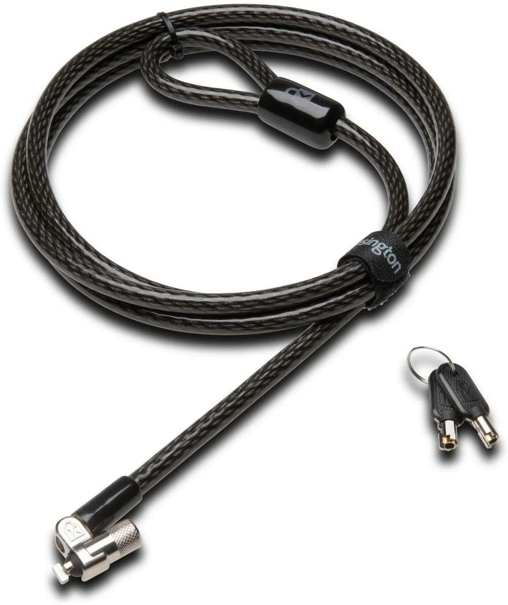BRAND NEW Kensington Slim MicroSaver 2.0 Keyed Ultra Laptop Cable Lock w/2 Keys