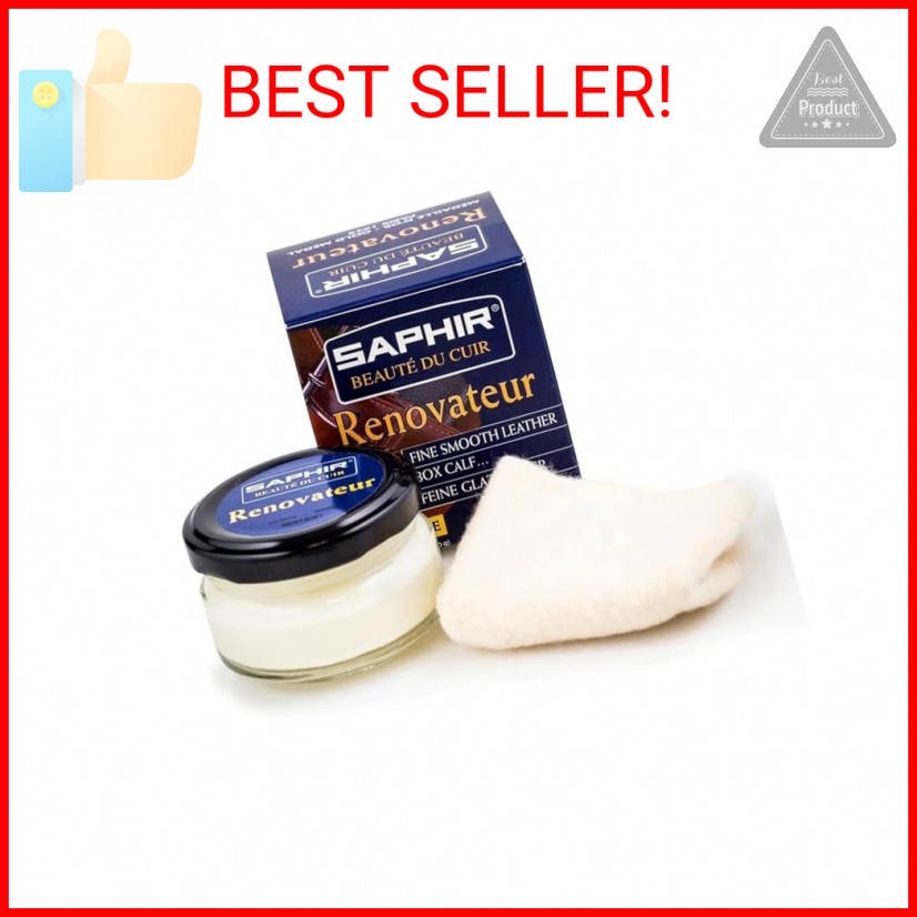 Saphir Beauté du Cuir Renovateur - Cleans, Nourishes, Protects and Shines - with