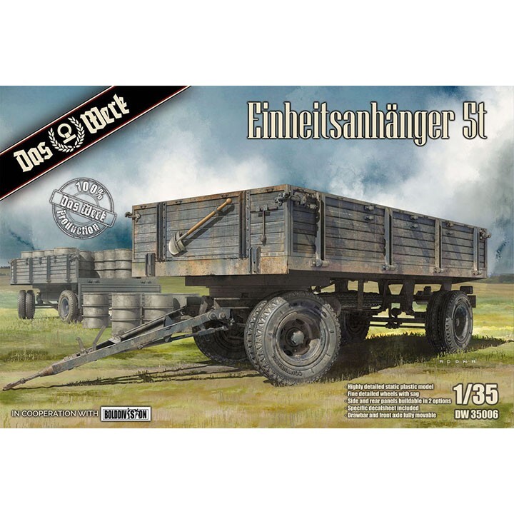 DAS WERK #W35006 1/35 Einheitsanhanger 5t