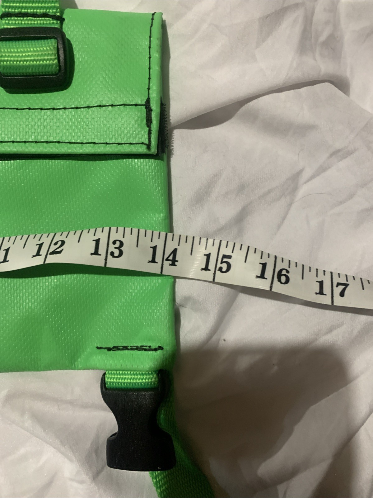 Buckingham Buck Satchel Bag Ladder Straps Green