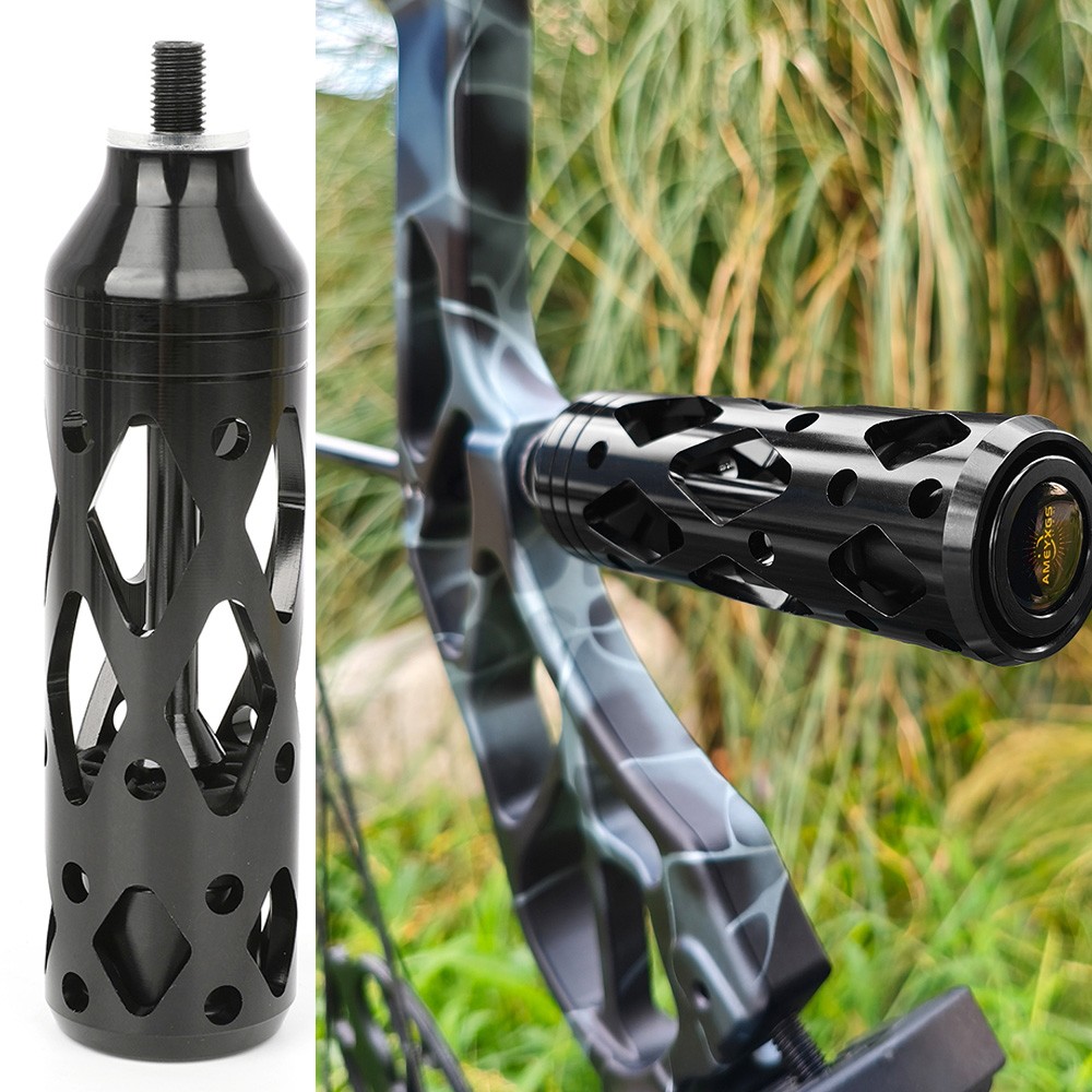 Aluminum Alloy Riser Stabilizer Damper Silencer Compound Bow Archery Hunting