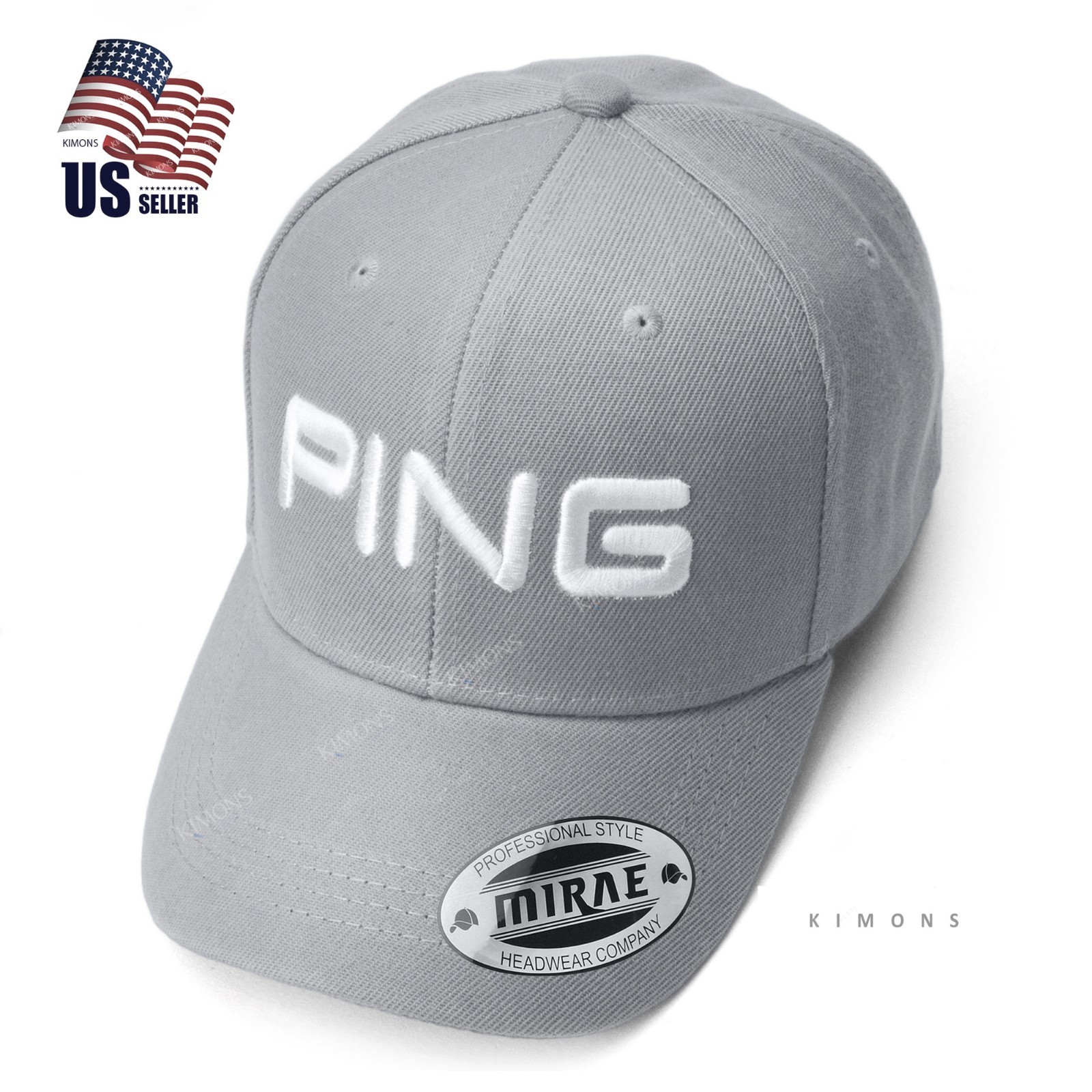 [Ping] Golf Hat Gray Baseball Cap **"Free Returns / Best Gift"** Premium 2026