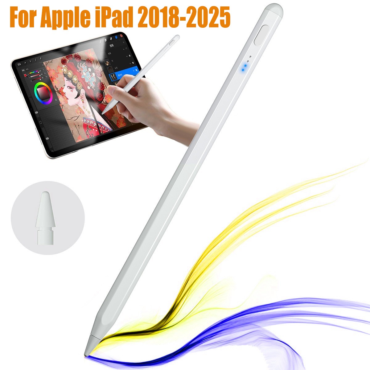 iPad Pencil with Palm Rejection - for Apple Pencil - 1, 2 Stylus Pen iPad