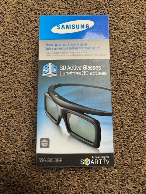 Samsung SSG-3050GB Stereoscopic 3D Active Glasses -Black