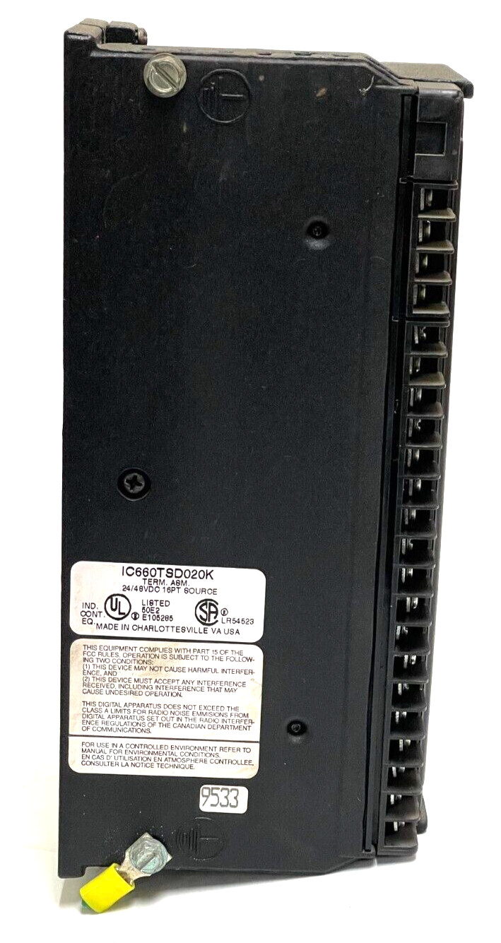 GENIUS GE FANUC 1C660BBD020 BLOCK GENIUS ELECTRIC MODULE