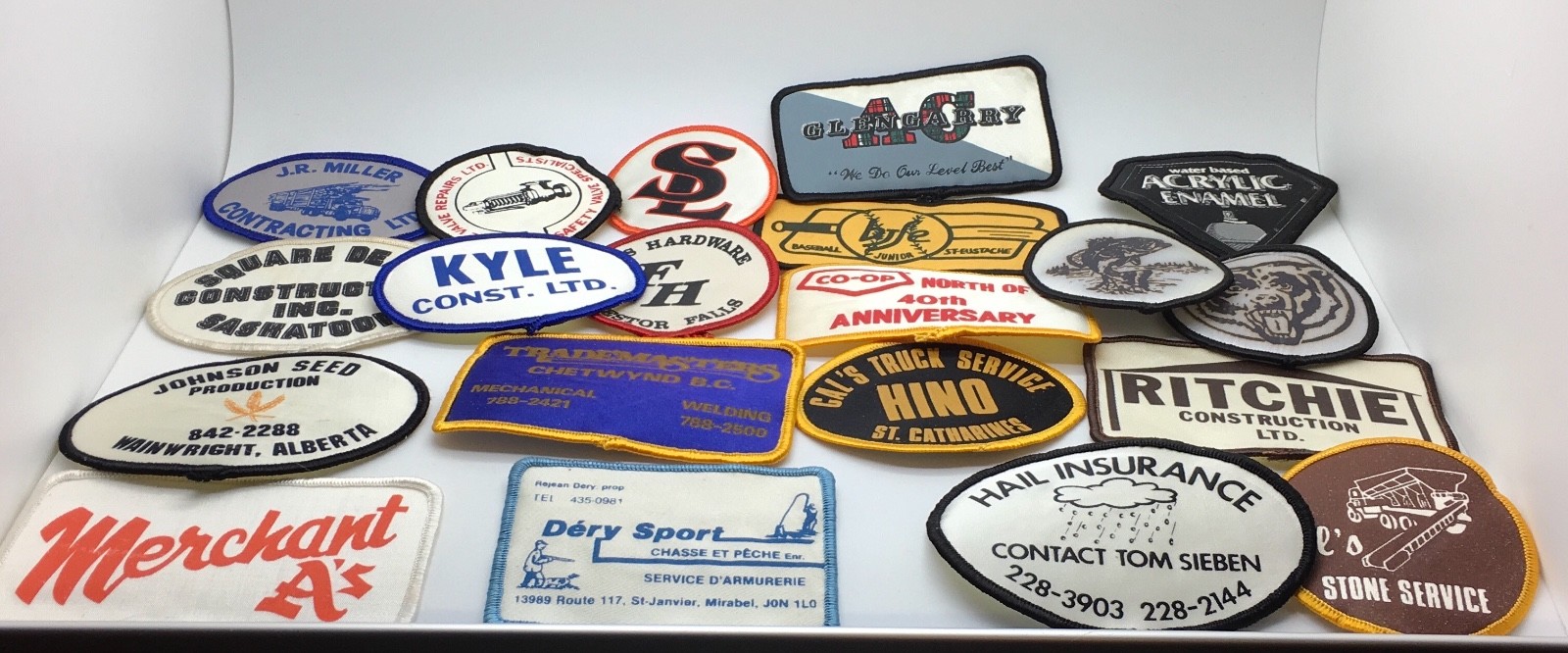 Employee Uniform Patches Construction Building  Insurance Canadian Advertising