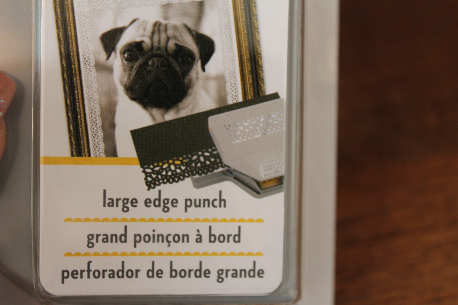 EK Tools Large Edge Punch Embroidery NIP L#52