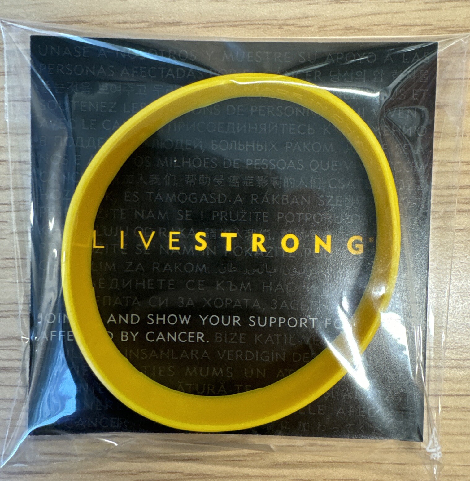 🚀Nike LIVESTRONG Authentic Wristband Bracelet NEW L-XL 8" 202mm  Up to 60% off