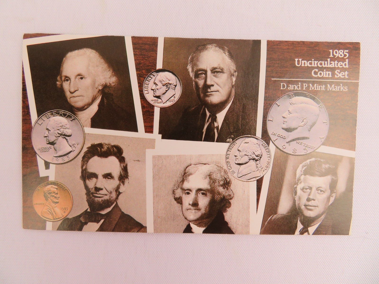 1985 Uncirculated D 6 Coins in Sets