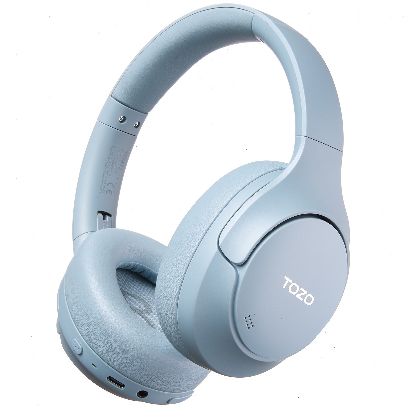 TOZO HT3 Over Ear Bluetooth Headset ANC Noise Cancelling Headphone AI Chat w/APP