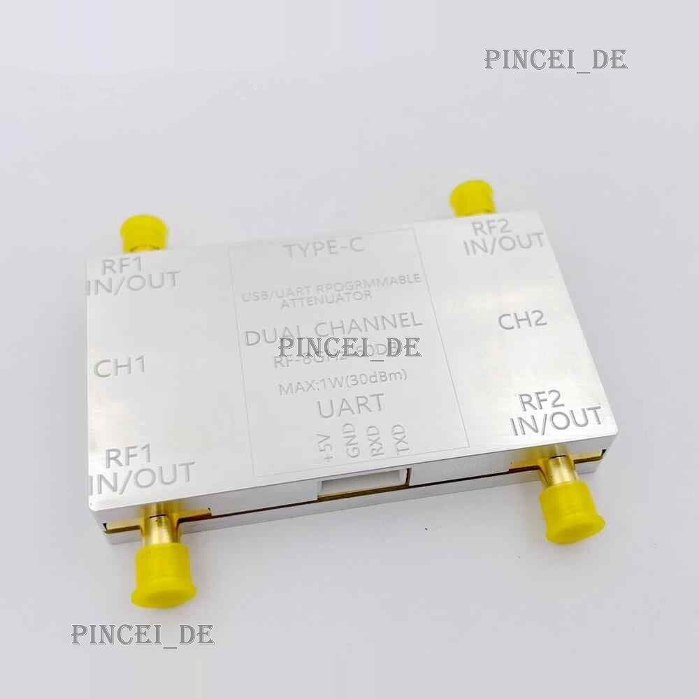 RF-8GHz-60DB Programmable AttenuatorType-C Cable Offline Main Control Board