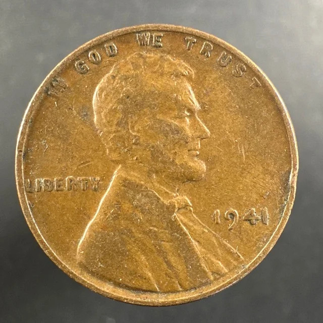 1941 Lincoln Wheat Cent - Lightly Circulated