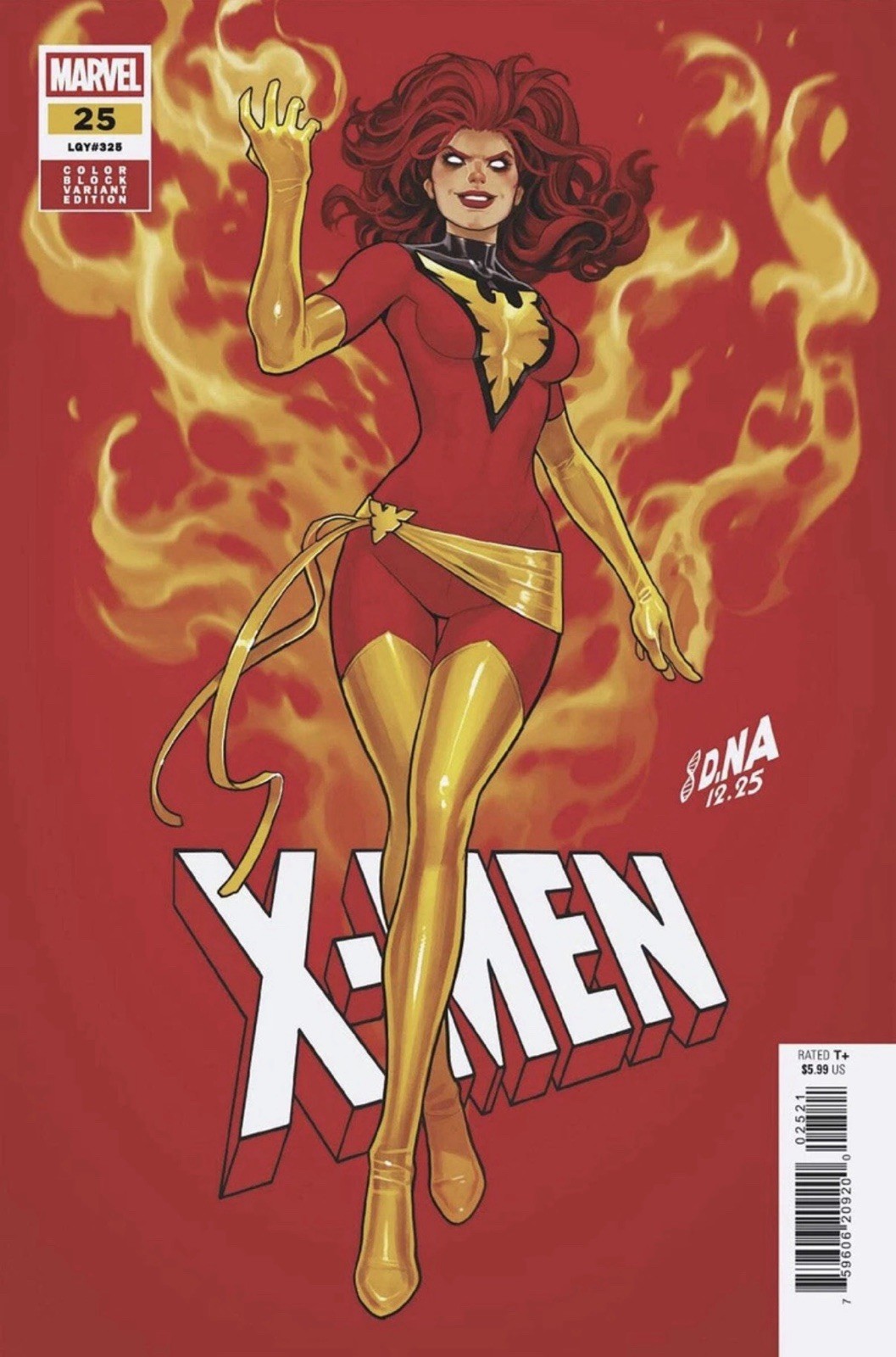 X-Men #25 David Nakayama Color Block Red Variant 2026