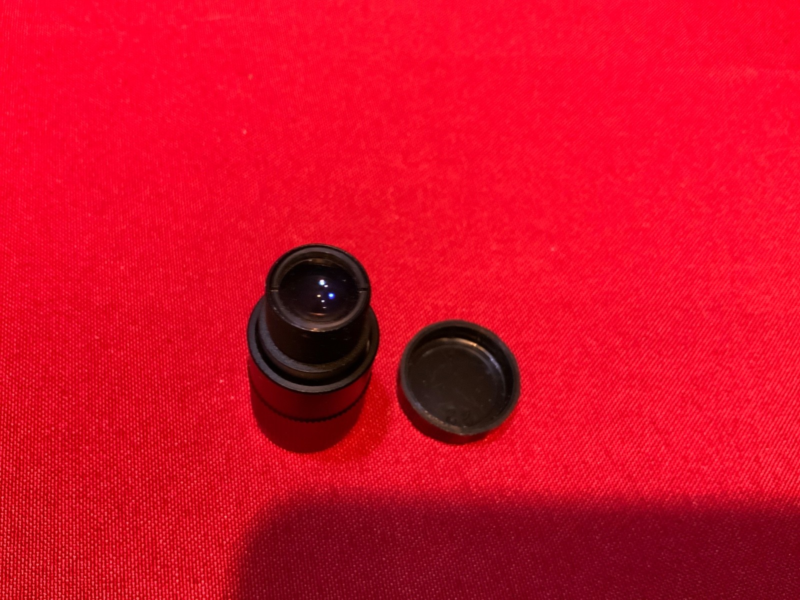 Walters extra short focus 4x12 12.5 degree monocular, black, with case