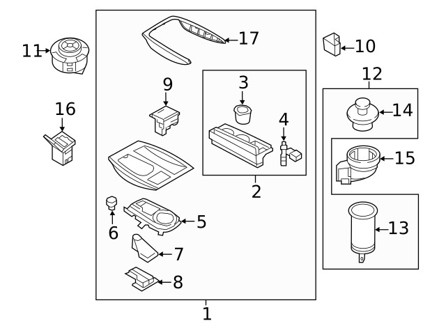 Genuine Nissan Control Switch Assembly 25535-6JL0A