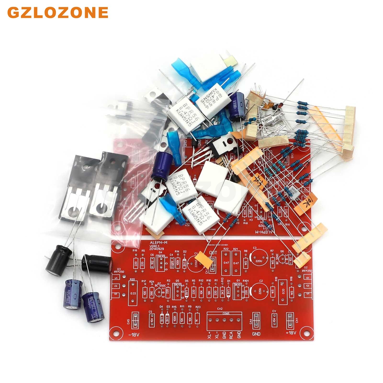One Pair Stereo PASS ALEPH-M 16W Pure Class A Power Amplifier Kit AMP Board