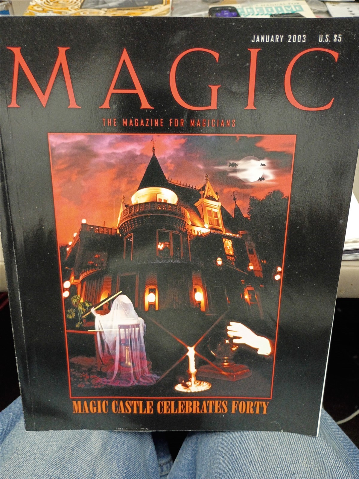 Magic Castle Celebrates Forty Magic Magazine Issue January 2003 #3