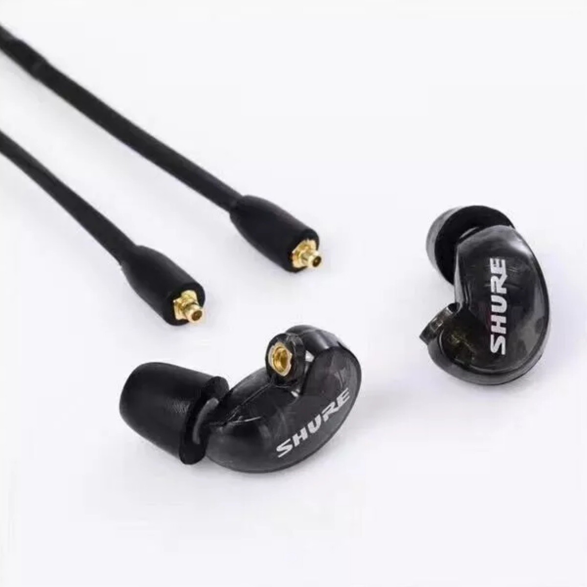 Shure SE215K Professional In Ear Live Sound Monitoring Headphones Black Earbuds