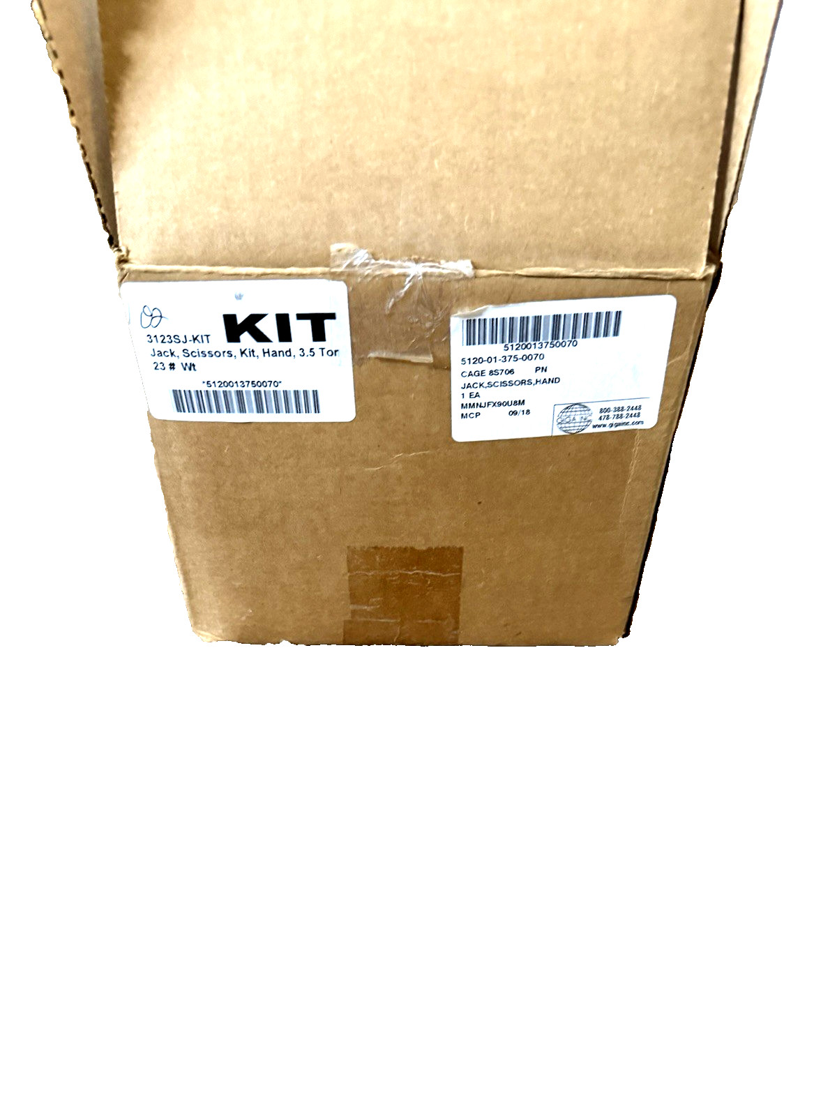 HUMMVEE M998 SCISSOR JACK LIFT KIT 3123SJ-KIT, 5120-01-375-0070 NOS