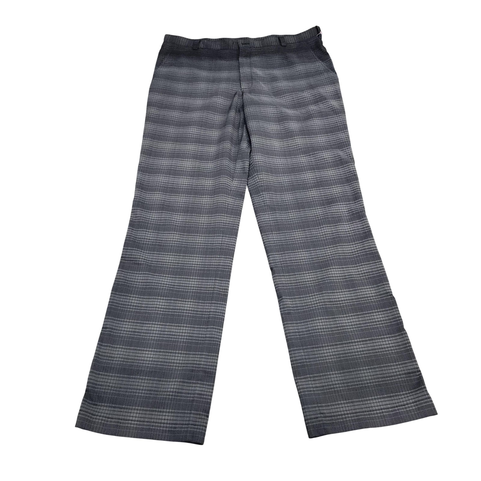 Nike Pants Mens 36x34 Gray Plaid Golf Khakis Nike Golf Woven Pockets Casual