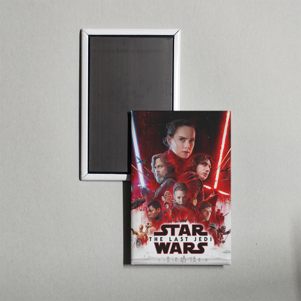 Star Wars The Last Jedi Mini Movie Poster Fridge Locker Magnet