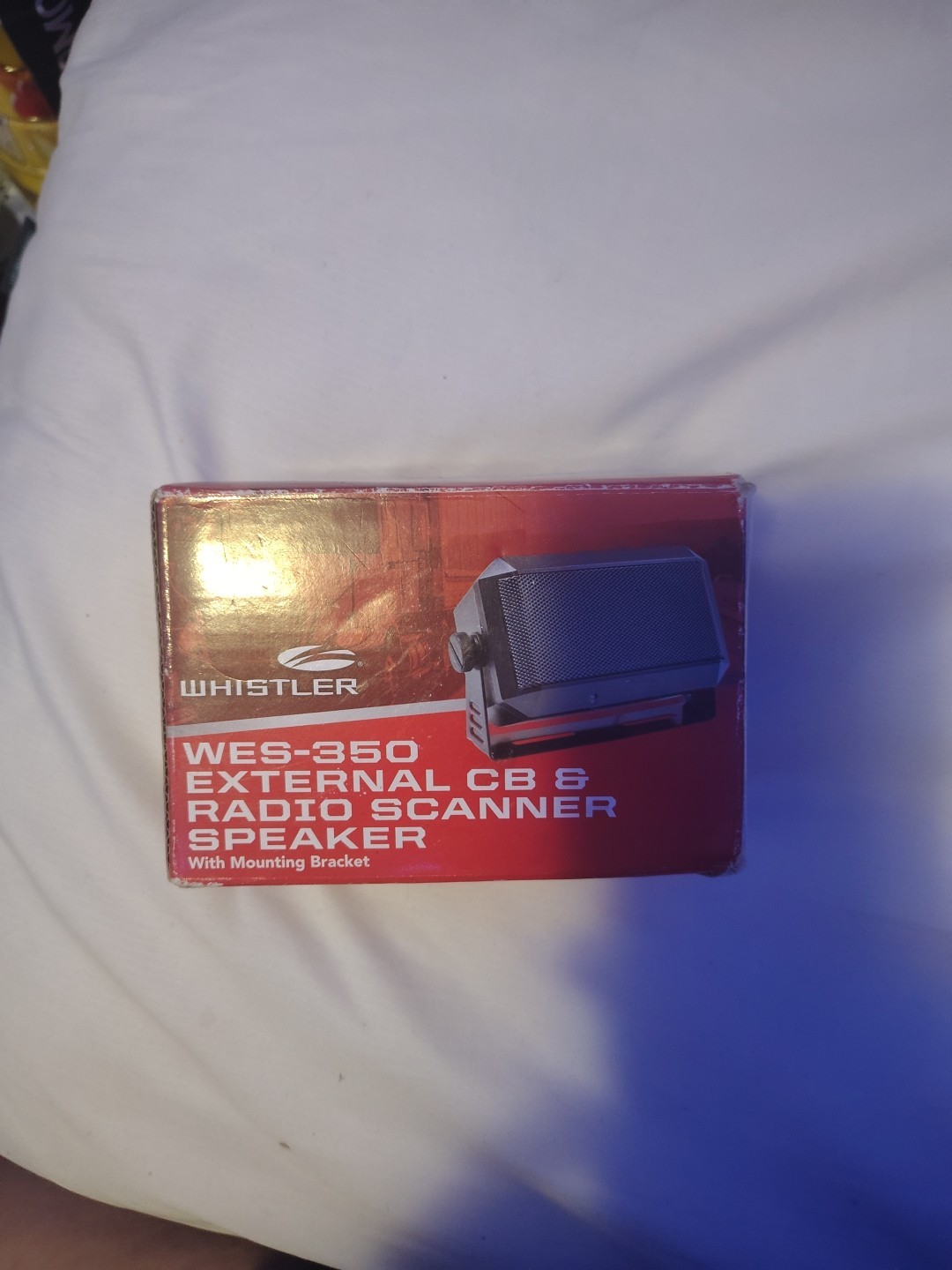 Whistler External Bracket Mounted CB & Radio Scanner Speaker (WES-350). FREE S&H
