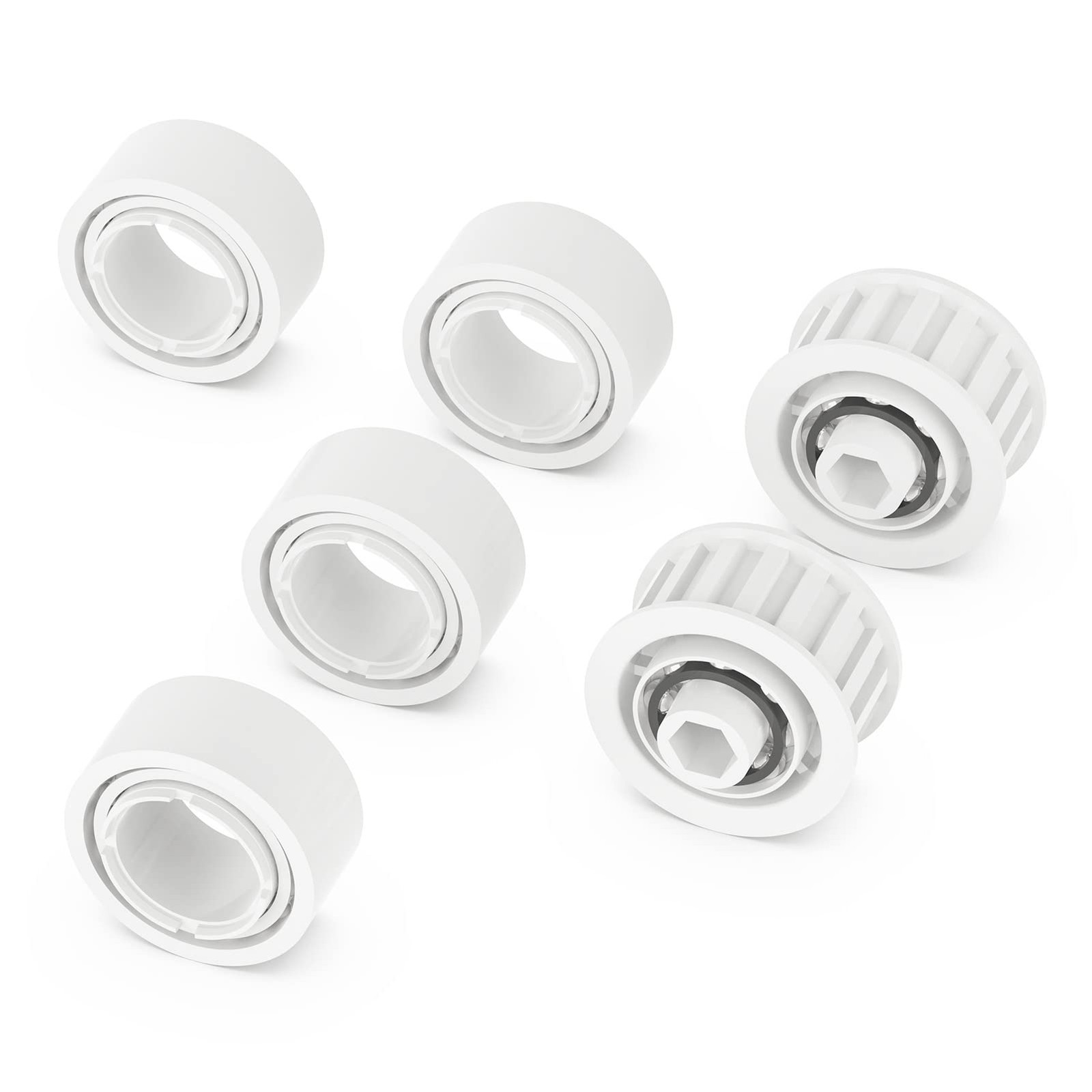 Pool Cleaner Replacement Parts, 4 Pack Guide Wheels and 2 As shown