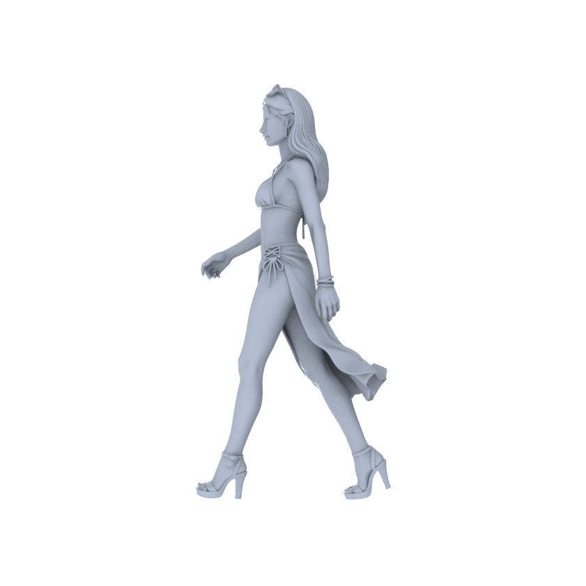 MRY-SFW 1/87 Modern Bikini Pose Female 5 pcs