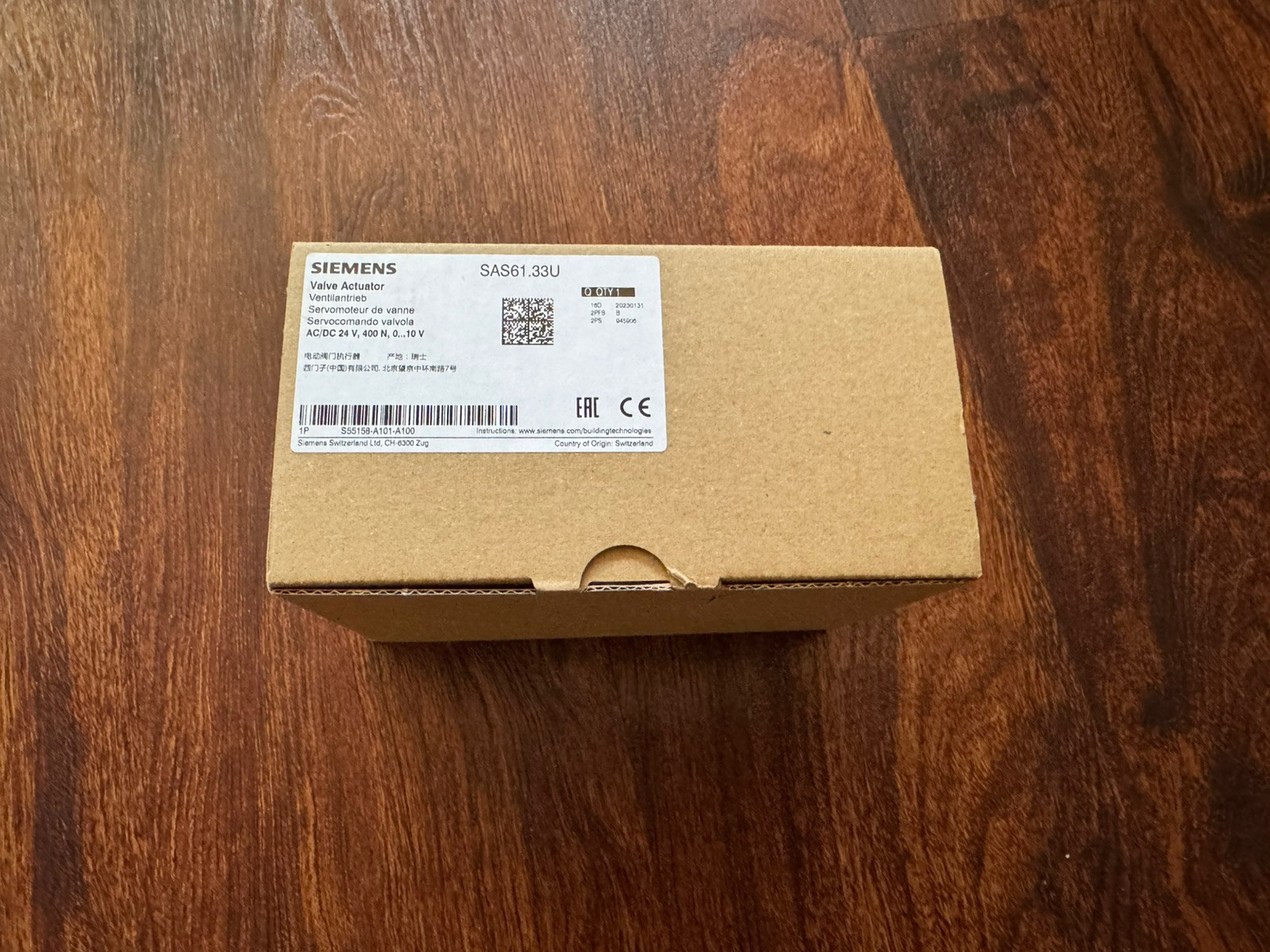 Siemens Valve Actuator SAS61.33U