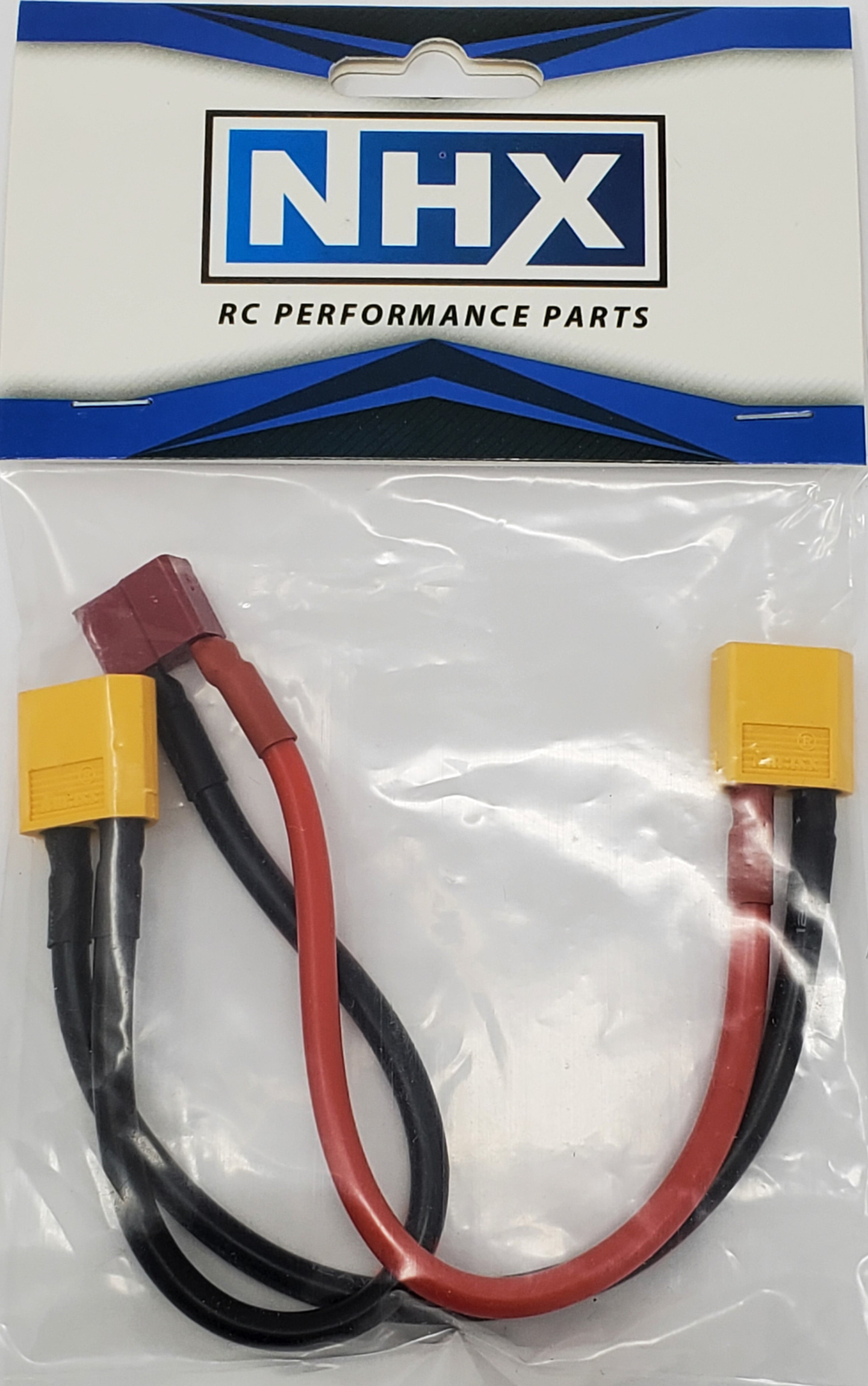 NEW NHX Deans Female to 2 XT60 Male Series 12 AWG 6" Silicone Wire Harness