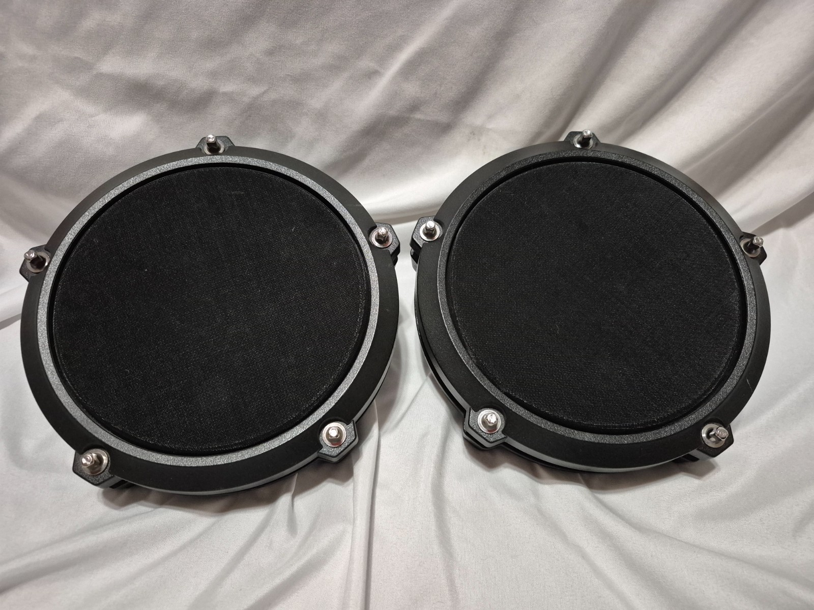 Set of 2 Alesis 8” Mesh Drum Pads  electric drum debut kit Tested Working