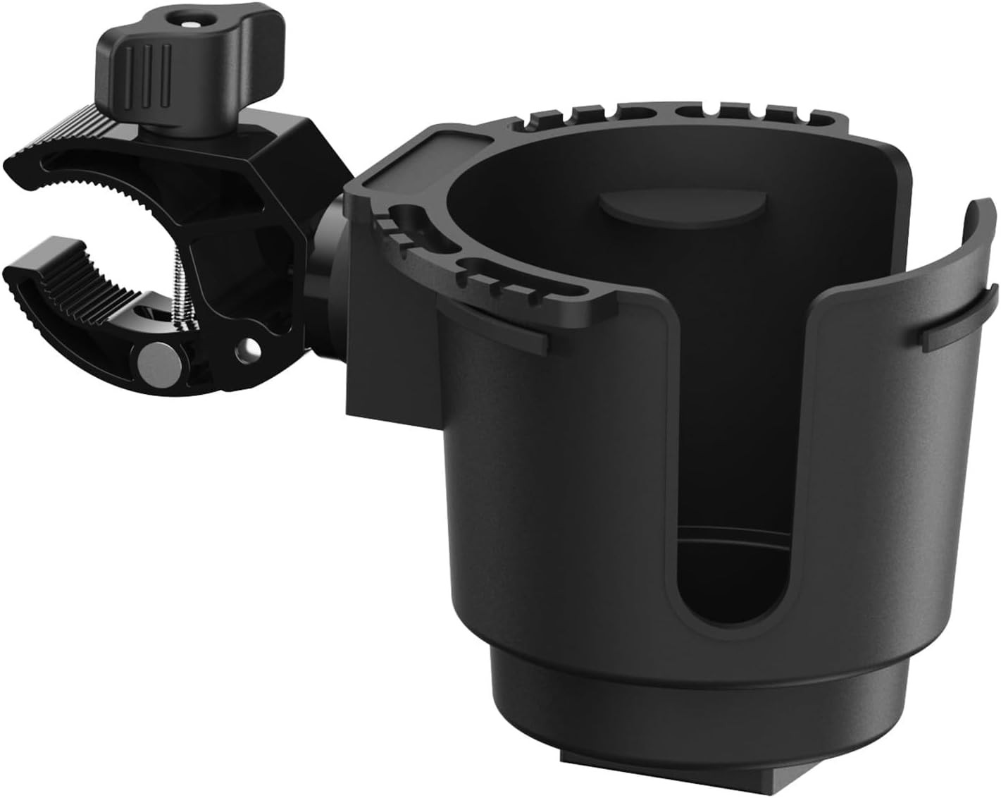 Cup Holder, w/ Aluminum Clamp, Drink Holder for ATV, Motorcycle, Bike,Wheelchair