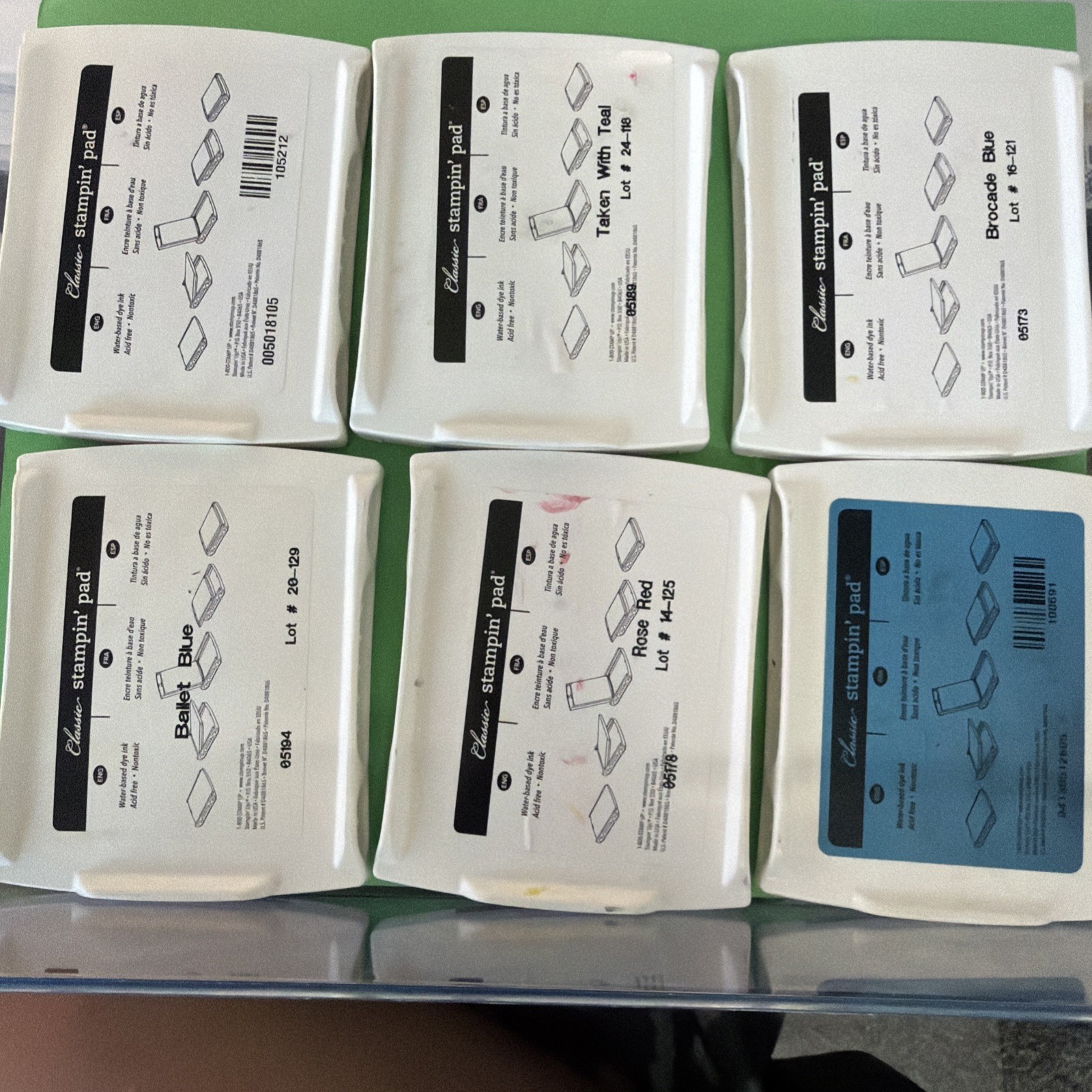 Stampin Up Pad Lot